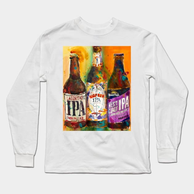 IPA Combo Long Sleeve T-Shirt by dfrdesign